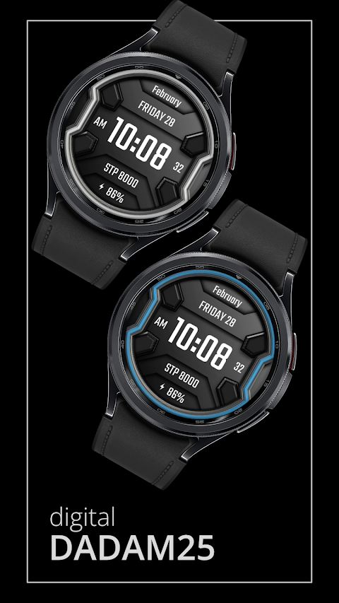 DADAM25: Modern Watch Face screenshot