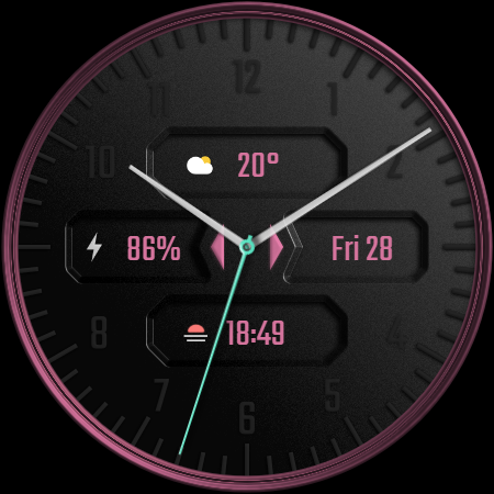 DADAM38: Analog Watch Face screenshot