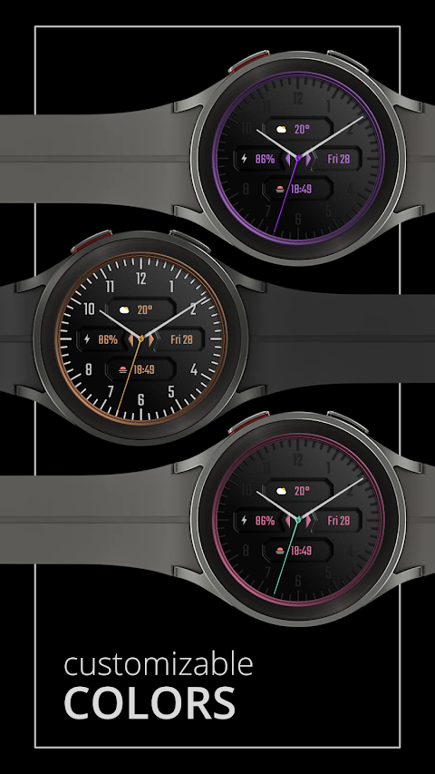 DADAM38: Analog Watch Face screenshot