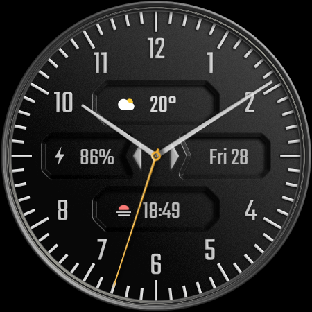 DADAM38: Analog Watch Face screenshot