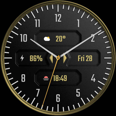 DADAM38: Analog Watch Face screenshot