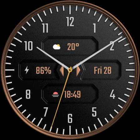 DADAM38: Analog Watch Face screenshot