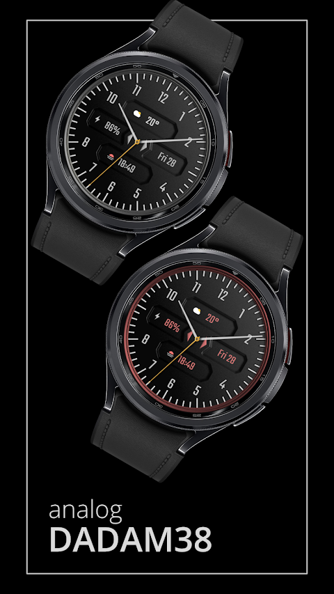 DADAM38: Analog Watch Face screenshot