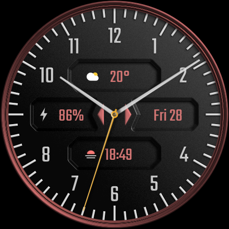 DADAM38: Analog Watch Face screenshot