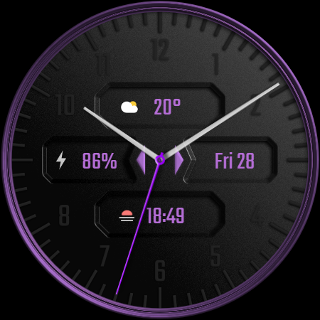DADAM38: Analog Watch Face screenshot