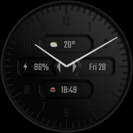 DADAM38: Analog Watch Face screenshot