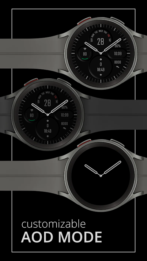 DADAM43: Analog Watch Face screenshot