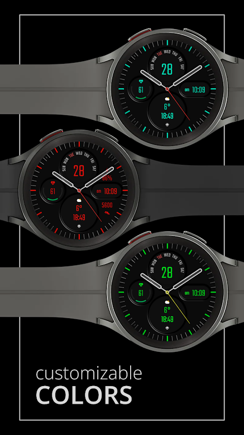 DADAM43: Analog Watch Face screenshot