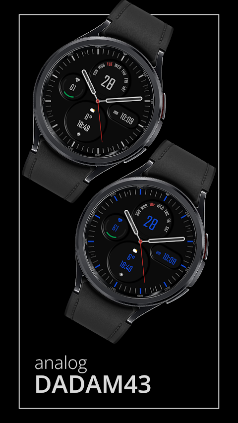 DADAM43: Analog Watch Face screenshot