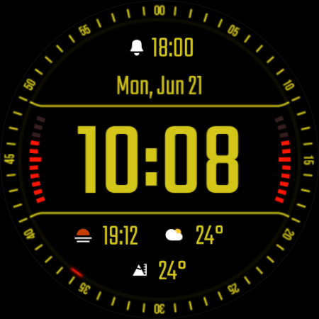 DADAM45: Graphic Watch Face screenshot