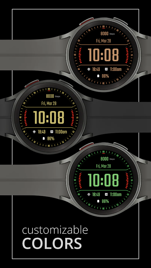 DADAM45: Graphic Watch Face screenshot