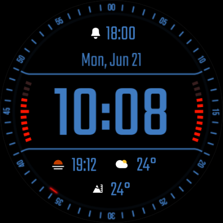 DADAM45: Graphic Watch Face screenshot