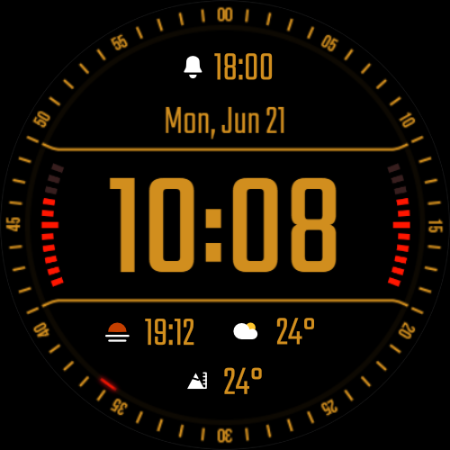 DADAM45: Graphic Watch Face screenshot