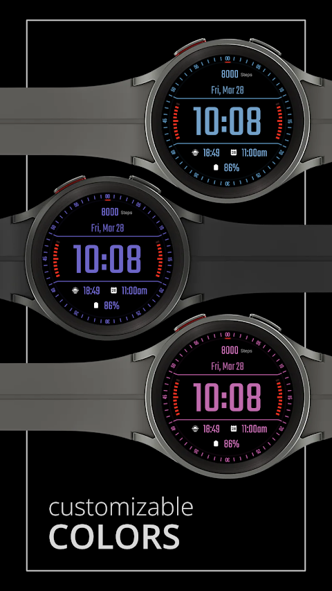 DADAM45: Graphic Watch Face screenshot