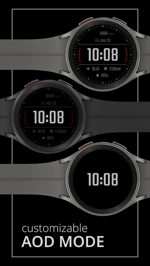 DADAM45: Graphic Watch Face screenshot