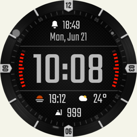 DADAM46: Graphic Hybrid Watch screenshot