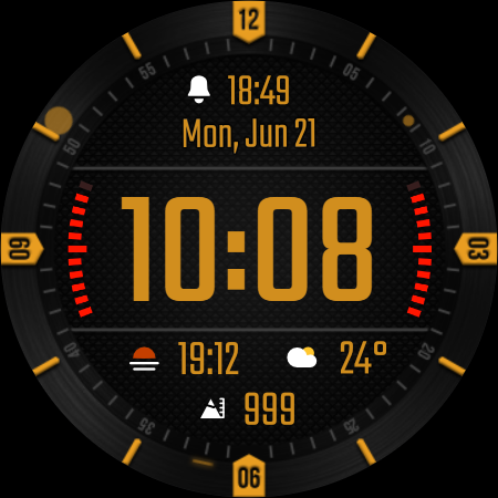 DADAM46: Graphic Hybrid Watch screenshot