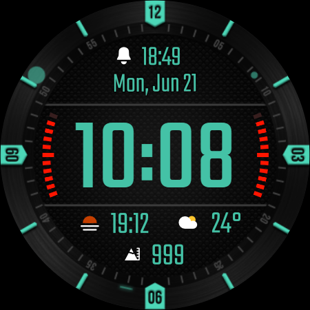 DADAM46: Graphic Hybrid Watch screenshot