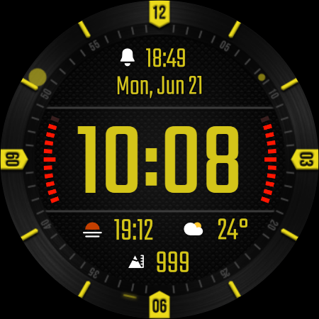 DADAM46: Graphic Hybrid Watch screenshot