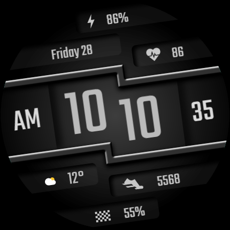 DADAM49: Minimal Watch Face screenshot