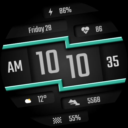 DADAM49: Minimal Watch Face screenshot