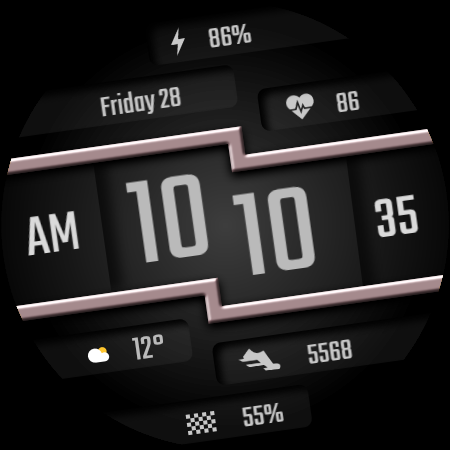 DADAM49: Minimal Watch Face screenshot