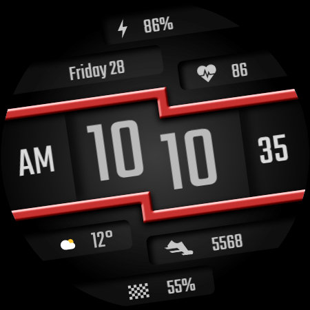DADAM49: Minimal Watch Face screenshot