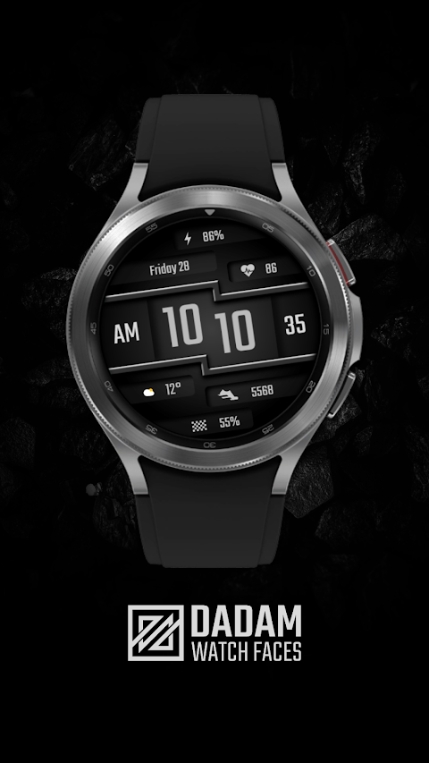 DADAM49: Minimal Watch Face screenshot