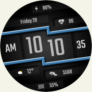 DADAM49: Minimal Watch Face
