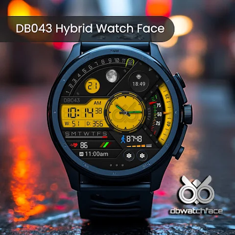 DB043 Hybrid Watch Face screenshot