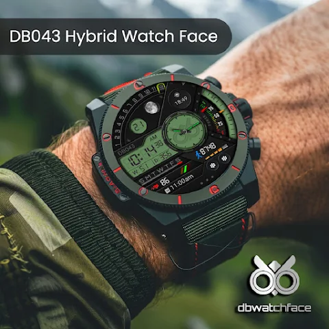 DB043 Hybrid Watch Face screenshot