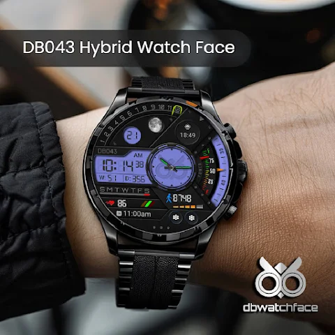 DB043 Hybrid Watch Face screenshot