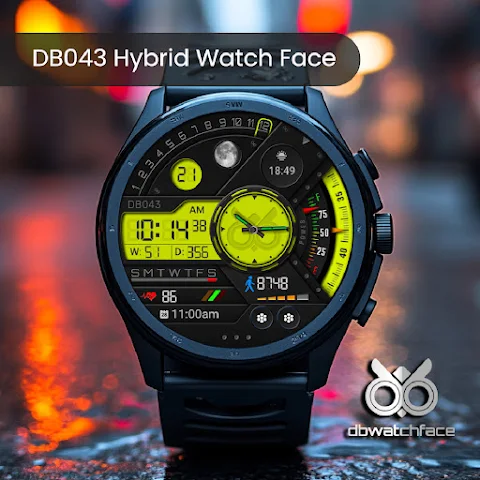 DB043 Hybrid Watch Face screenshot