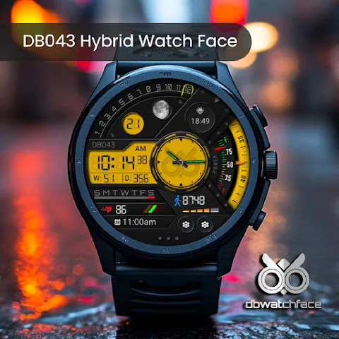 DB043 Hybrid Watch Face screenshot
