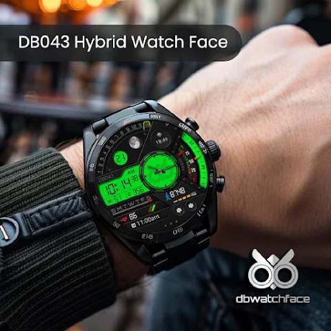 DB043 Hybrid Watch Face screenshot