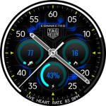 Tag Connected watch face