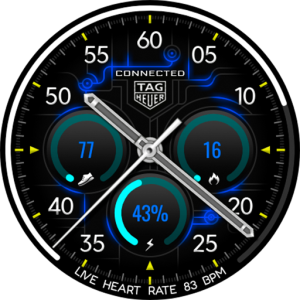 Tag Connected watch face