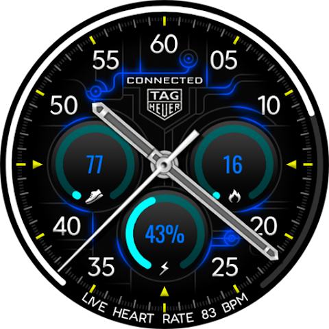 Tag Connected watch face screenshot