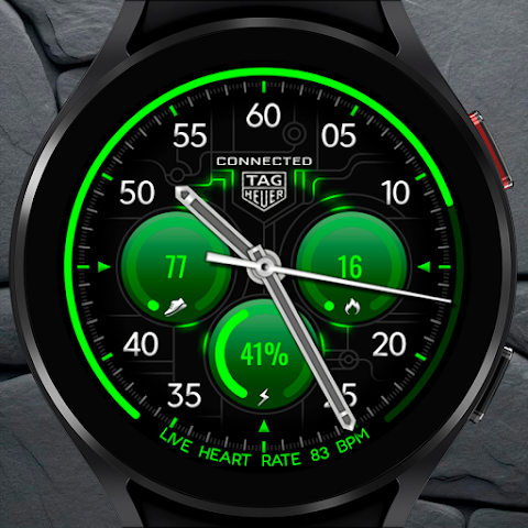 Tag Connected watch face screenshot