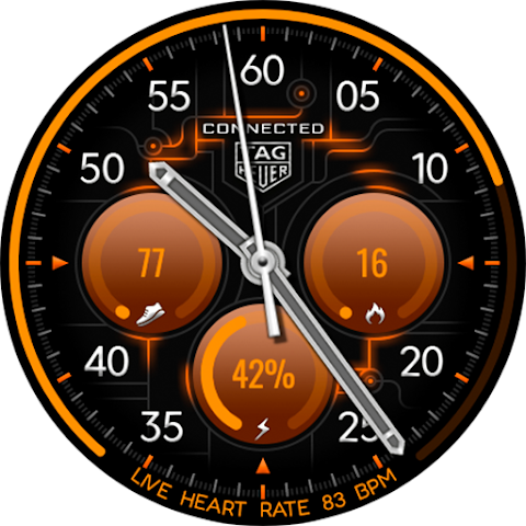 Tag Connected watch face screenshot