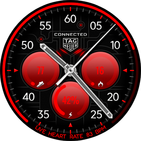 Tag Connected watch face screenshot