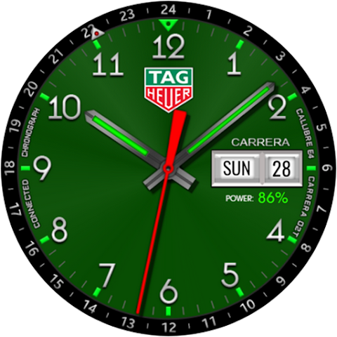 Tag Carrera Hybrid Watch Face screenshot