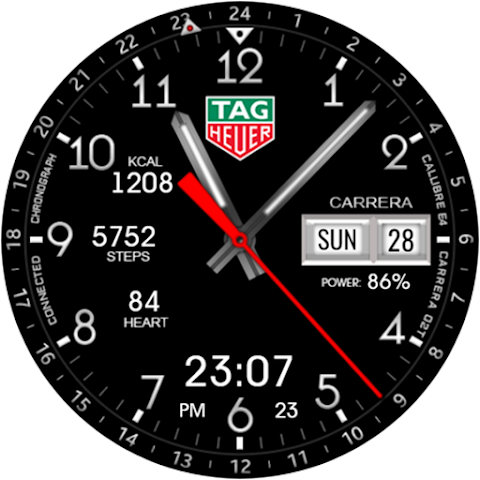 Tag Carrera Hybrid Watch Face screenshot