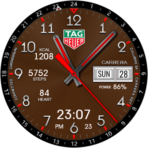 Tag Carrera Hybrid Watch Face screenshot