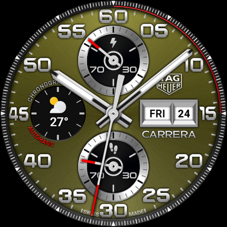 TAG HEUER CARRERA 2 Watch Face screenshot