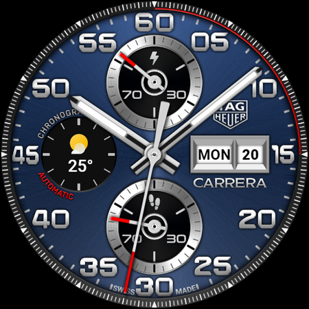 TAG HEUER CARRERA 2 Watch Face screenshot