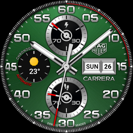 TAG HEUER CARRERA 2 Watch Face screenshot