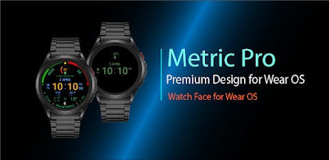 Metric Pro: Watch Face Wear OS screenshot
