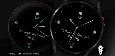 Minimal Black v27 watch face screenshot