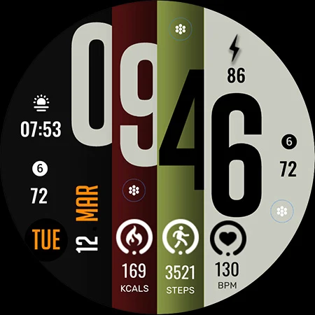 ML2U 147 Watch Face screenshot